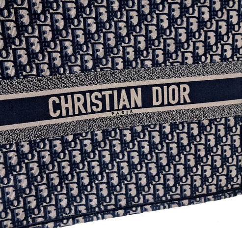 Dior Oblique Pattern Book Tote