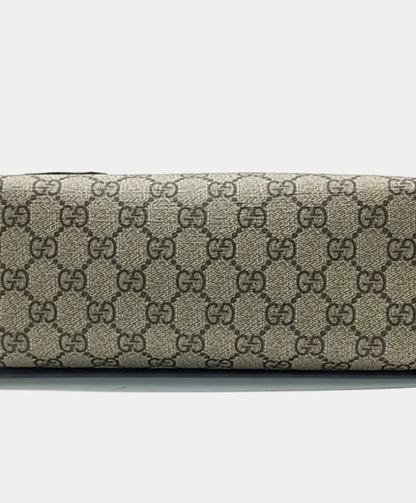 Gucci Supreme Canvas and Leather Small Padlock Tote