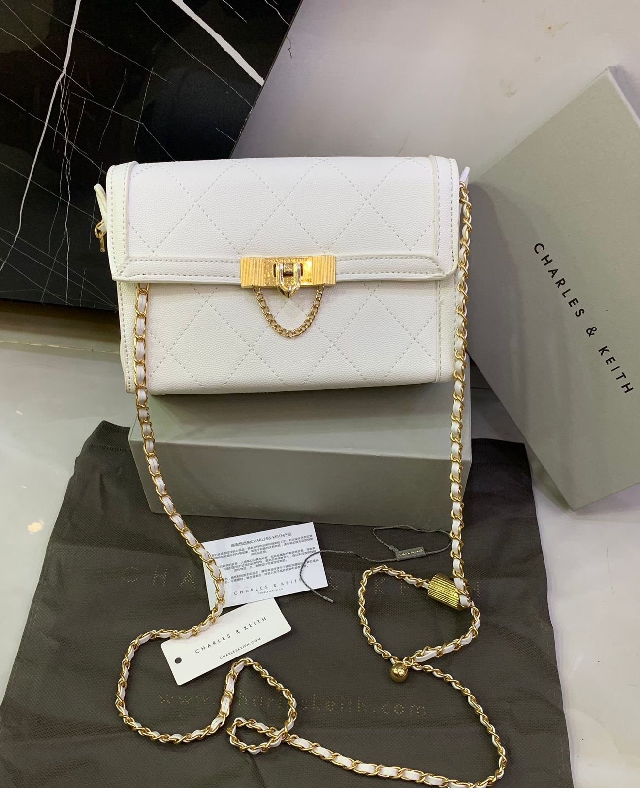 C-K crossbody bag