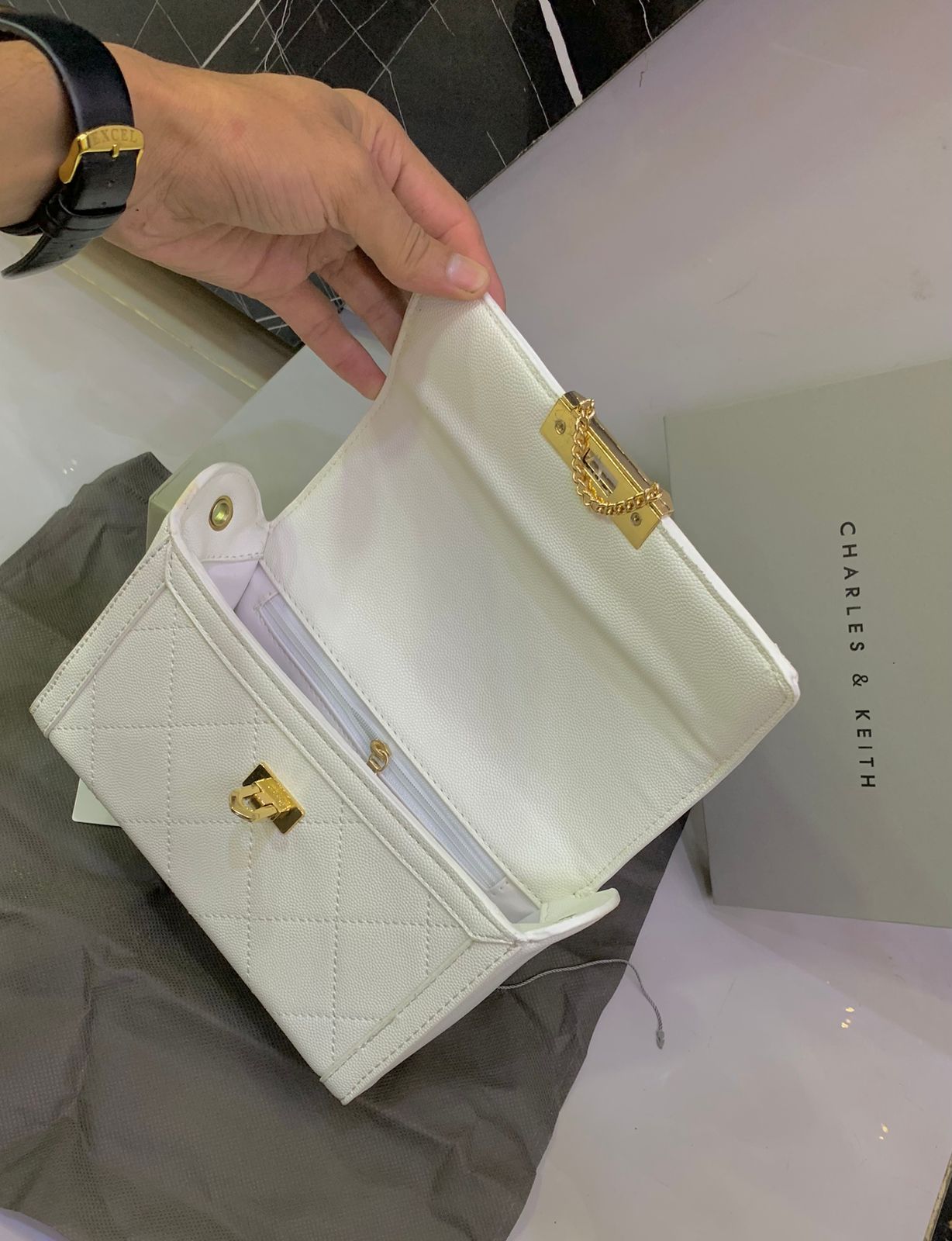 C-K crossbody bag