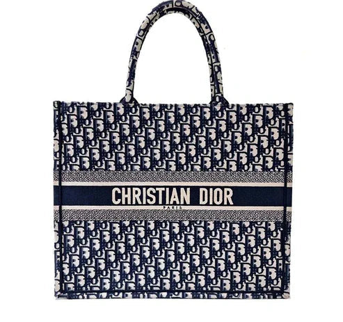 Dior Oblique Pattern Book Tote