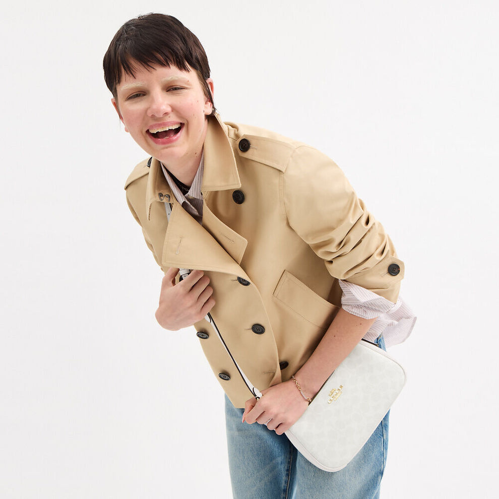 Coach Teri Shoulder In Signature Canvas