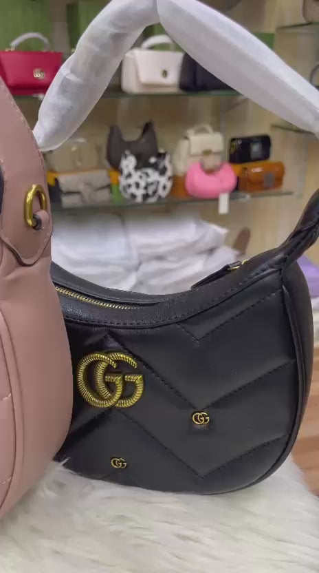 Gucci GG Marmont half-moon shoulder bag